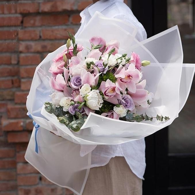 

[20 LEMBAR] KERTAS FLOWER WRAPPING LINE COLOR CELLOPHANE KERTAS BUKET BUNGA HAND BOUQUET Paper Waterproof