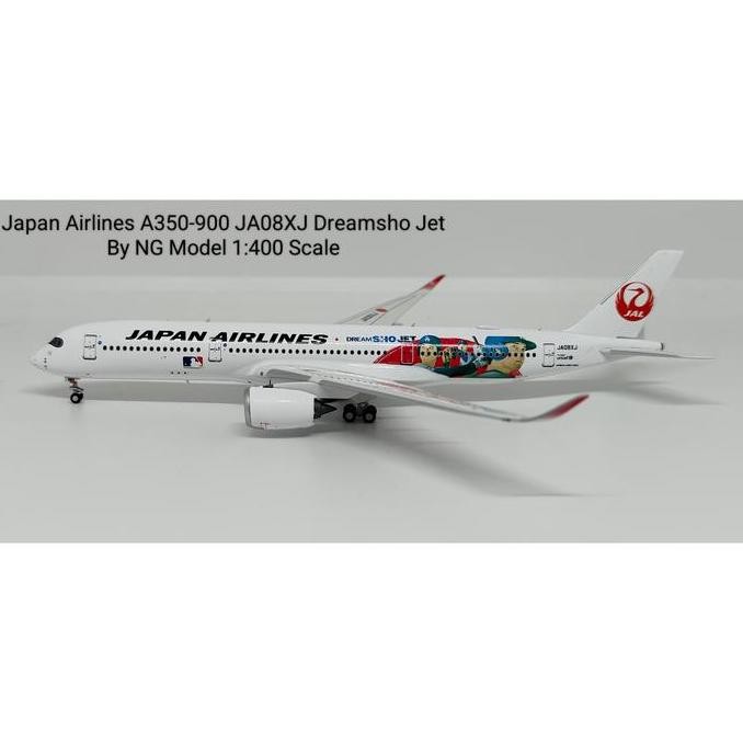 Japan Airlines A350-900 Ja08Xj Dreamho Jet By Ng Model 1:400 Scale