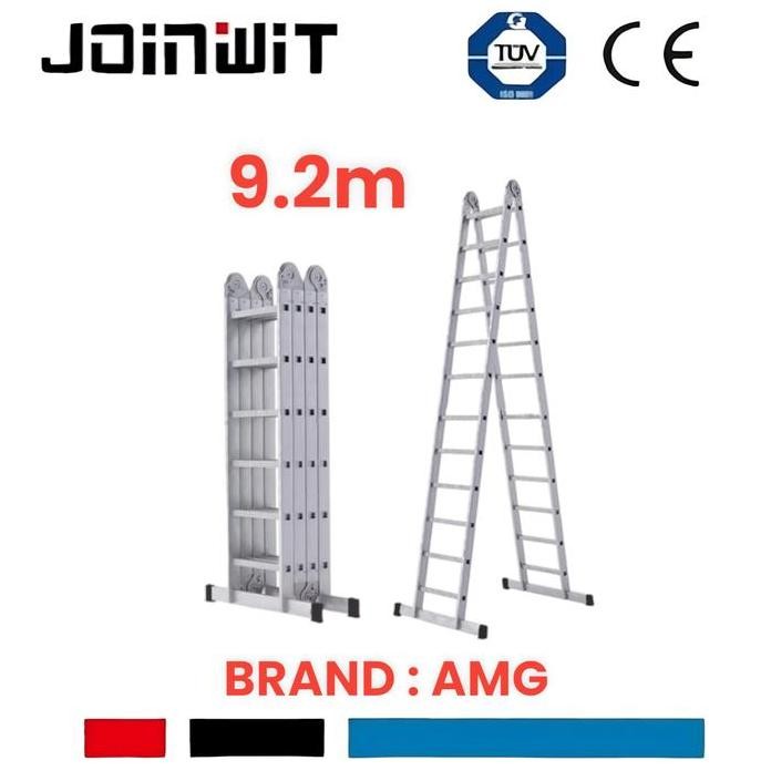

Terlaris Tangga Multipurpose 9.2 Meter Tangga Lipat 4 Multifungsi 9,2 Amg 9