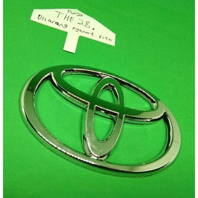 emblem toyota vios limo gen 2 2007-2012 logo depan chrome