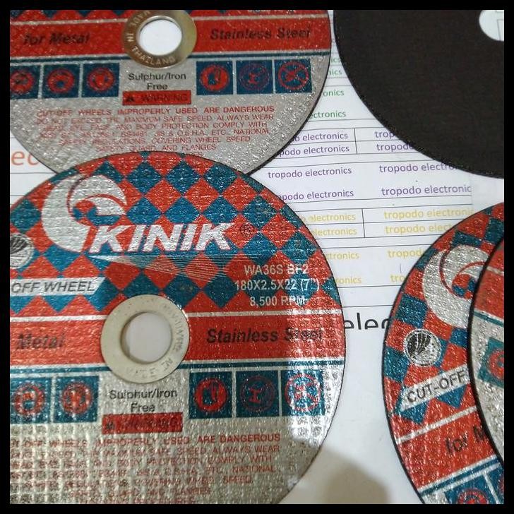 TERMURAH BATU GERINDA POTONG BESI / STAINLESS STEEL 7 INCH KINIK 