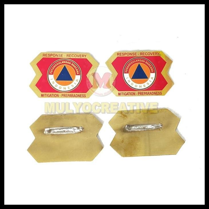 TERMURAH EMBLEM BNPB EMBLEM TOPI LOGO PENANGGULANGAN BENCANA INDONESIA 