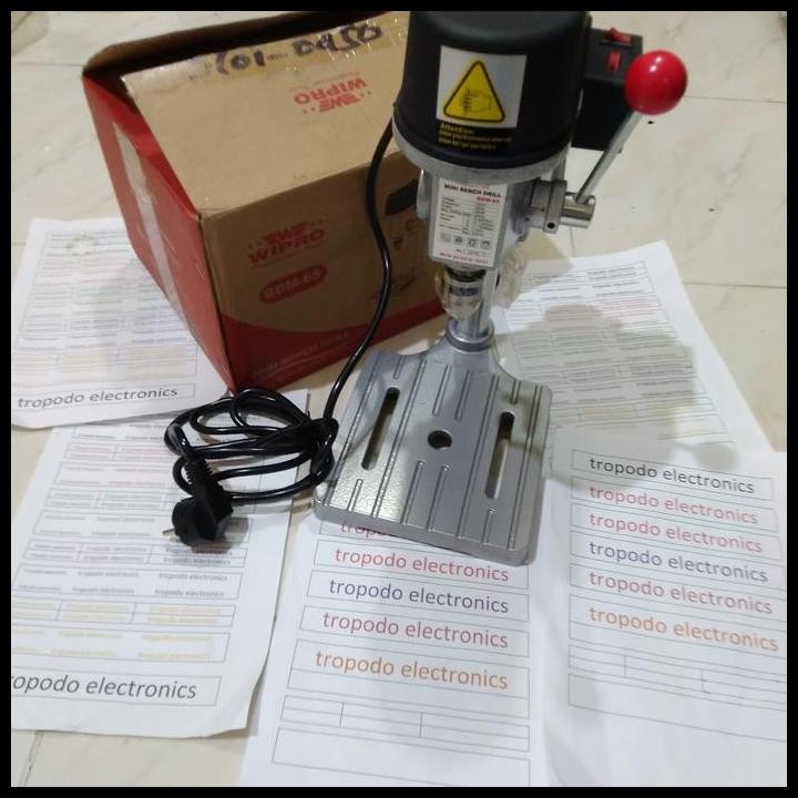 TERMURAH MESIN BOR DUDUK MINI VARIABEL SPEED 6.5 MM WIPRO BDM-65 