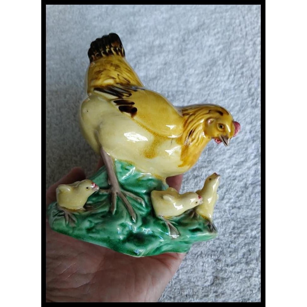 HOT DEAL PATUNG AYAM KERAMIK CHINA LAWAS NOS 