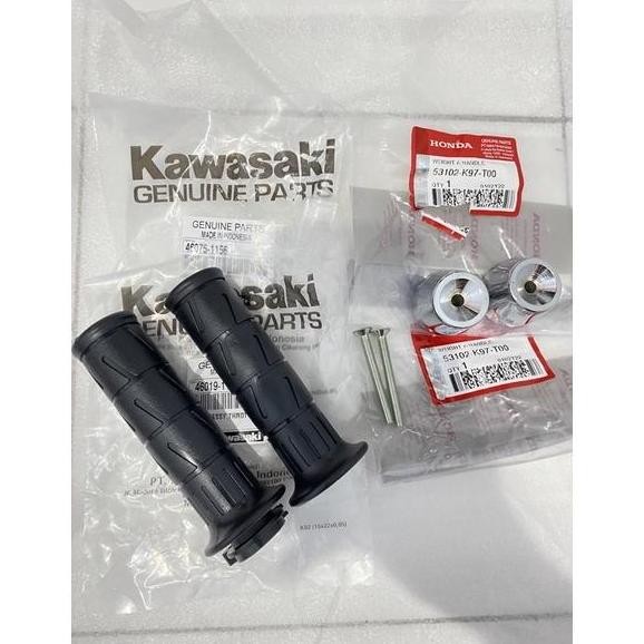 Handgrip Kaze Stang Jalu PCX original - Bandul Stang jalu motor Chrome