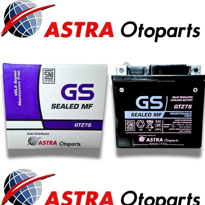 AKI ORIGINAL MOTOR SATRIA FU 150 GS ASTRA GTZ7S MF AKI KERING