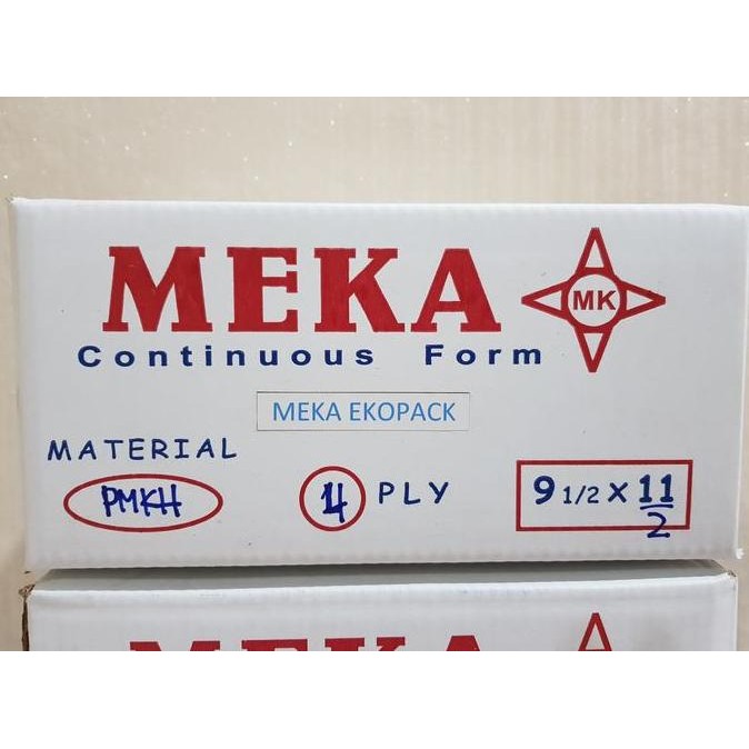 

KERTAS KOMPUTER/CONTINUOUS FORM 91/2 X11" 4PLY NCR