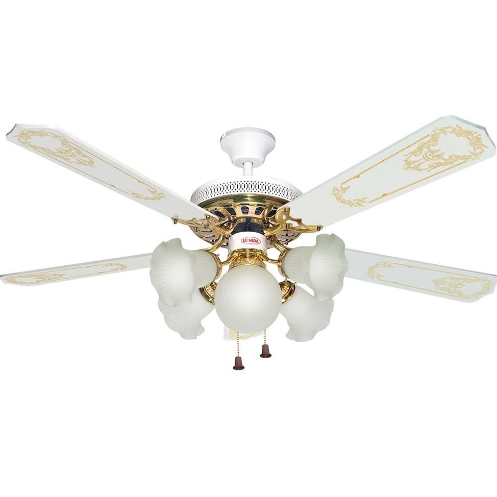 Uchida Maspion CF110 / MCF52205WH Kipas Angin Gantung 5 Lampu 52 inch