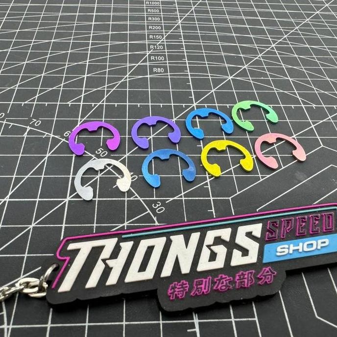 Klip Selahan Ninja R RR Titanium GR5 Racing Part Motor