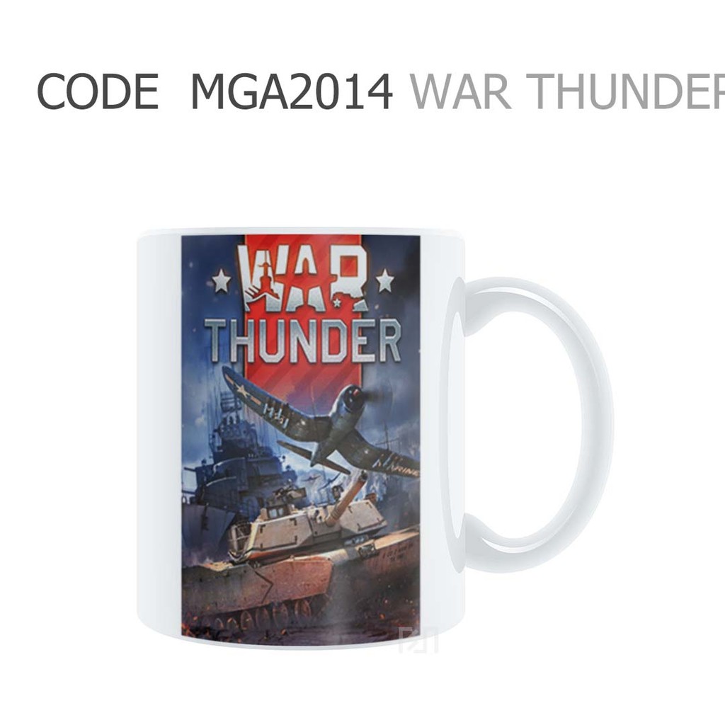 MUGLICIOUS MGA2014 WAR THUNDER Gaming Artwork Gelas Mug