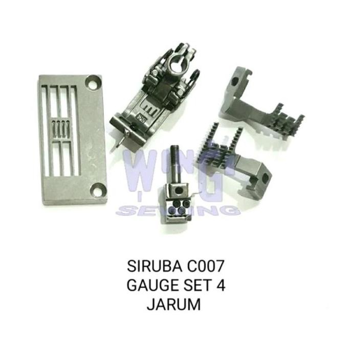 Gauge Set Getset Mesin Jahit Overdeck Timpa 4 Jarum