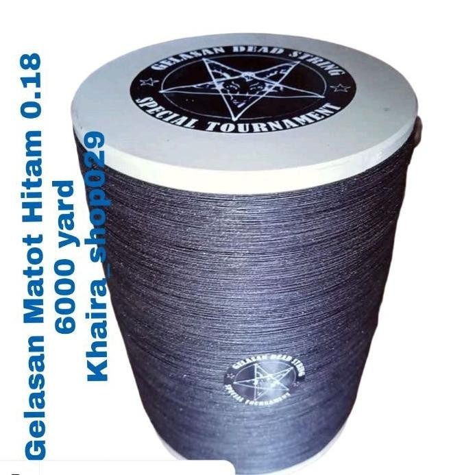 dgf-4 Gelasan MAtot Hitam 0.18  BTG Hm 6000 yard ( Special Tournament) Berkualitas