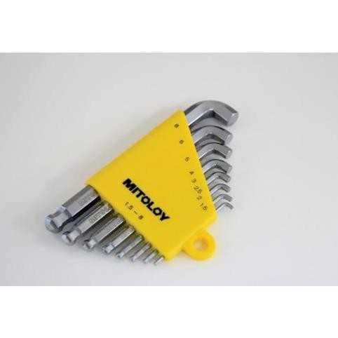 MITOLOY Hollow Wrench(L-type)(Ball-Point)Stubby-Short HBS800S