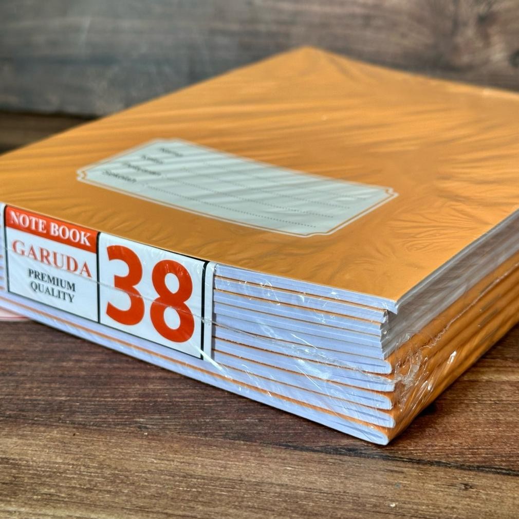 

Buku Tulis 38 Lembar Caver Sampul Coklat Isi 10 Buku
