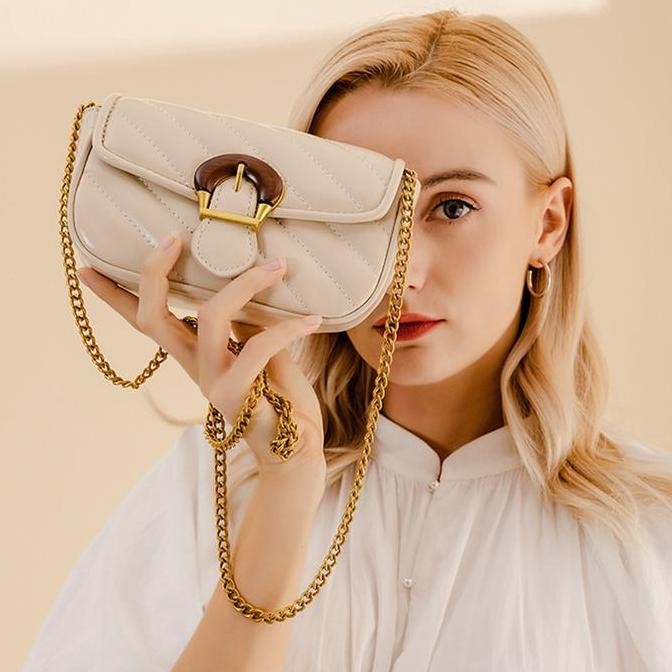 Tas Selempang Kulit Wanita Tas Hp Cewek Rantai Luxury Mini Bag