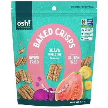 

Oh So Healthy! Fruit Crisps - Guava- Purple Yam- Banana