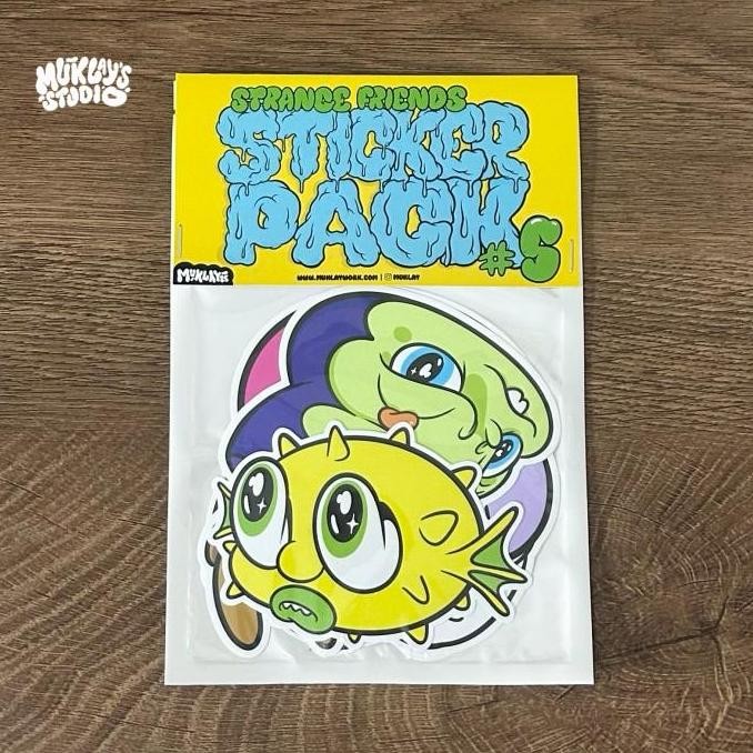 

baru MUKLAY Strange Friends Sticker Pack #5