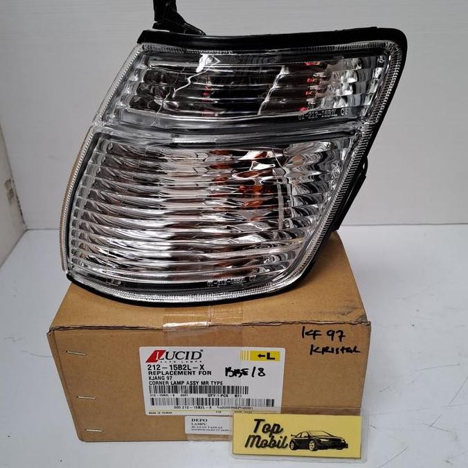Lampu sen depan Kijang Kapsul 1997-1999 Kristal 212-15B2 -X merk Lucid