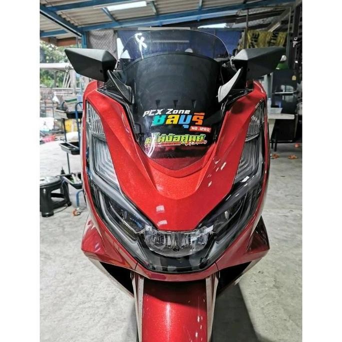 Visor Pcx 160 Plus Spion Windshield Pcx 160 2024 Kebawah Aksesoris Motorcycle Murah