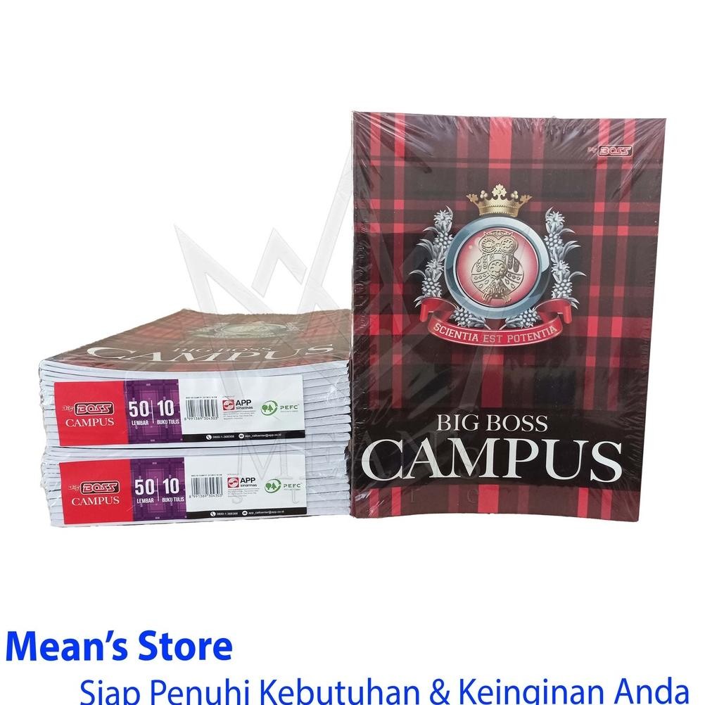 

Buku Tulis Big Boss Campus 50 Lembar / Buku Campus 50 / Kampus SMP SMK