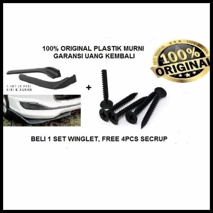 TERMURAH VARIASI BEMPER MOBIL ETIOS WINGLET LIPS DEPAN MOBIL 