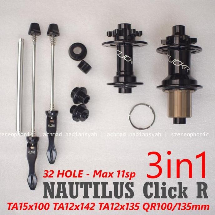 Suara TAWON Super Rapet MAX 11speed 32H.. Hub FreeHub NAUTILUS CLICKR
