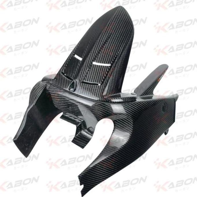 Hugger arm carbon ZX25RR ZX25R ZX4RR model ZX6R ZX636 by Kabon parts murah
