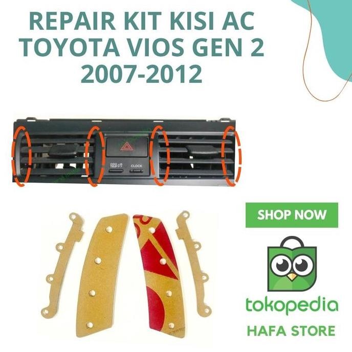 Solusi kerusakan Kisi AC Toyota Vios / Limo Gen 2 Tahun 2007 - 2012