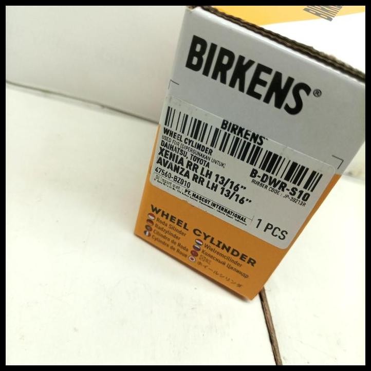TERMURAH WHEELL CYLINDER XENIA 03-0N/ AVANZA 04-0N RR LH B-DWR-S10 "BIRKENS" 