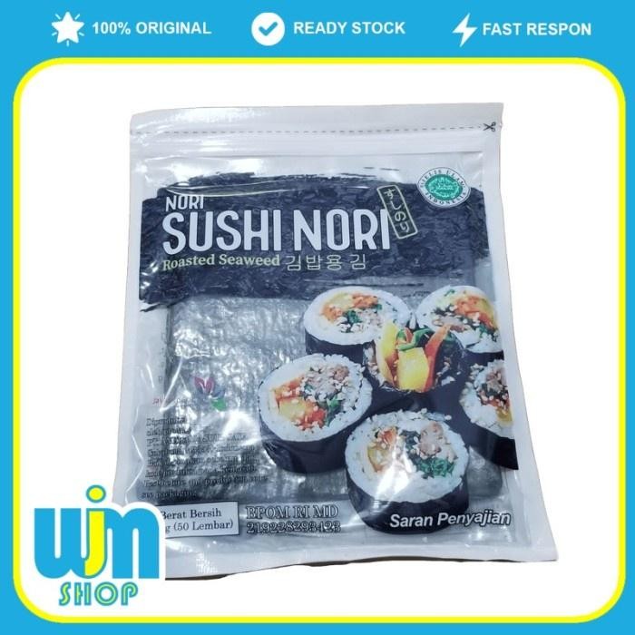 

FM Sushi Nori Java Super Food 50 Lembar Roasted Seaweed Rumput Laut WJM