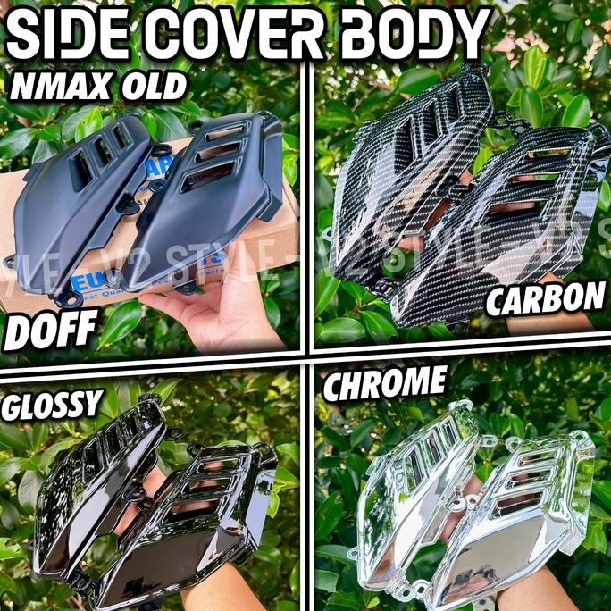 SIDE COVER BODY NMAX OLD COVER BODY SAMPING SET KIRI KANAN NMAX LAMA TAHUN 2015 - 2019 SIRIP HIU TUT