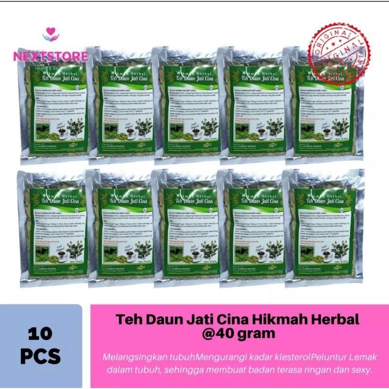 

FM 10 Pcs Teh Daun Jati Cina Hikmah Pelangsing Herbal