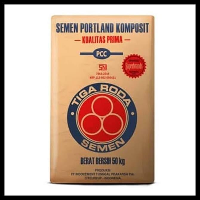 GRATIS ONGKIR SEMEN 3 RODA 50 KG HARGA 1DO 160 SAK 