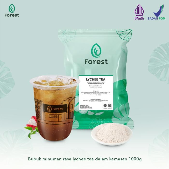 

FM Bubuk Minuman Teh LYCHEE TEA Powder 1000 gr - FOREST