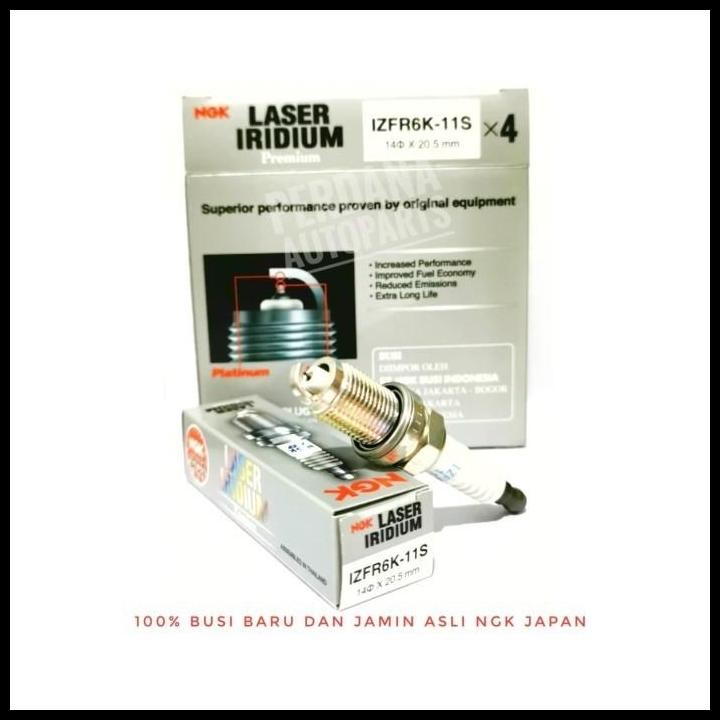 TERBARU BUSI HONDA JAZZ GE, GK, FREED, HRV ORIGINAL NGK LASER IRIDIUM JAPAN 