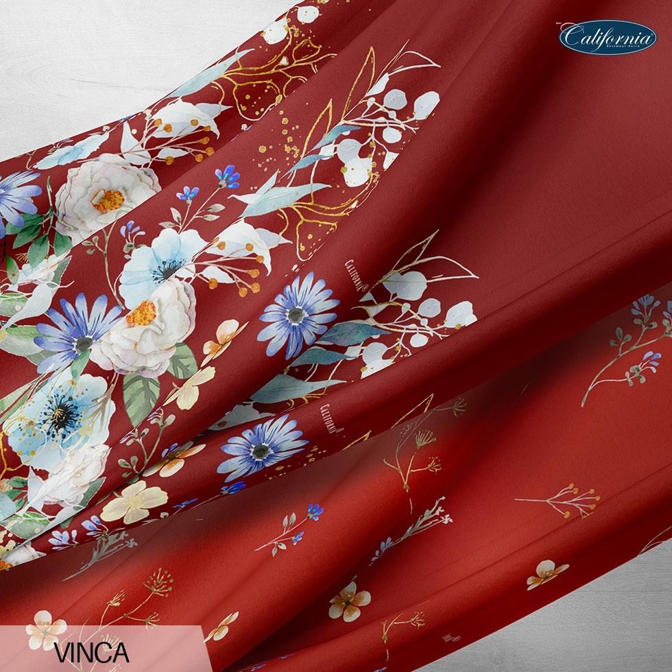 CALIFORNIA Sprei King Fitted Bantal 4 180x200 Vinca