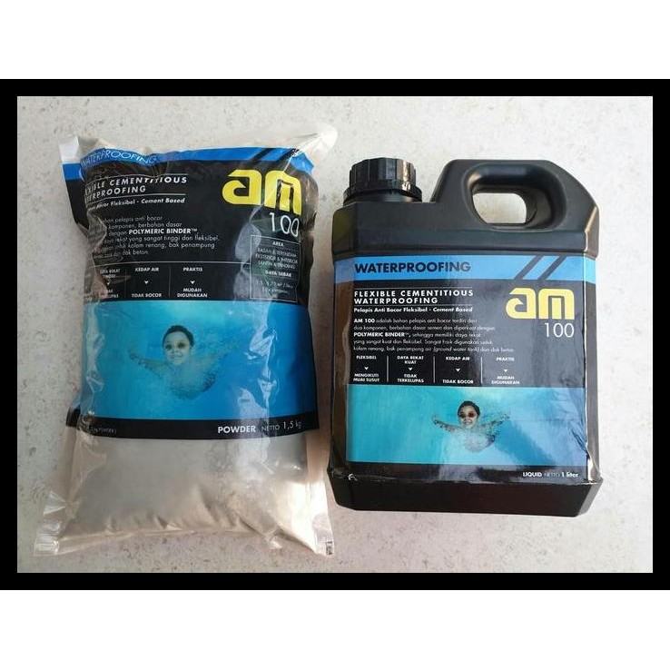 HOT DEAL AM 100 WATEPROFING 2,5 KG CAIRAN 1 LTR + SEMEN 1,5 KG !
