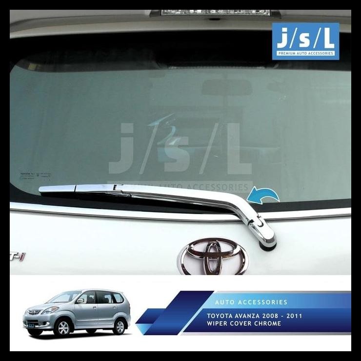 HOT DEAL WIPER COVER CHROME JSL AVANZA 2008-2011