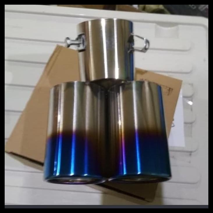 TERMURAH MUFFLER BUNTUT KNALPOT RACING PLANGI 2 LUBANG MOBIL APV/ APV ARENA 