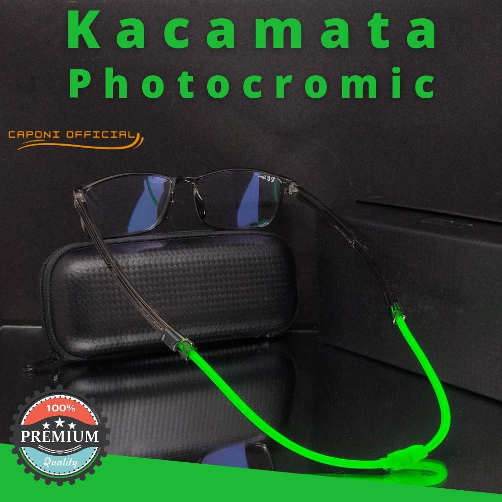 TERMURAH KACAMATA MINUS PRIA GAYA KEREN 2022 KACA MATA POTOCROMIC TERBARU BERUBAH WARNA ANTI RADIASI