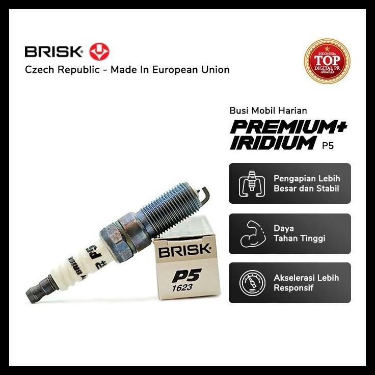 DISKON BUSI FORD ECOSPORT, ESCAPE 2.3, FIESTA, FOCUS - BRISK PREMIUM+ IRIDIUM 