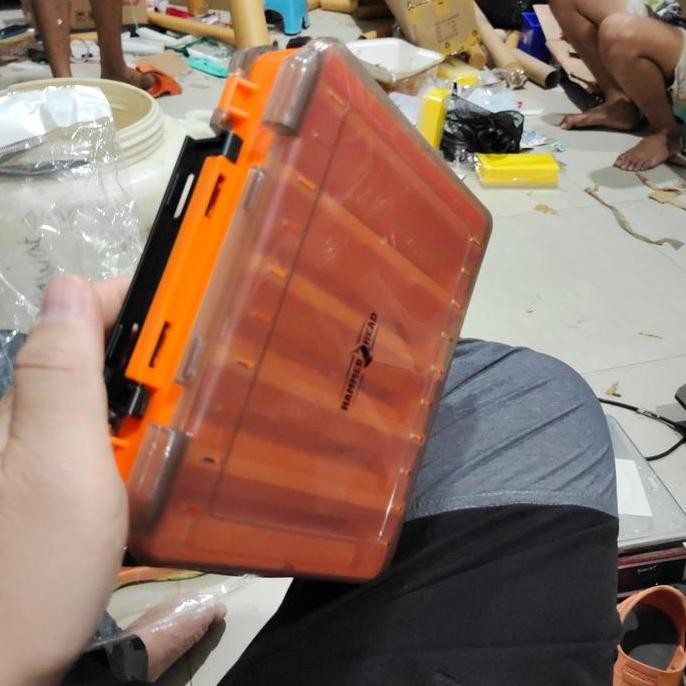 kotak pancing lure hammerhead bening xd 31 besar atau kecil