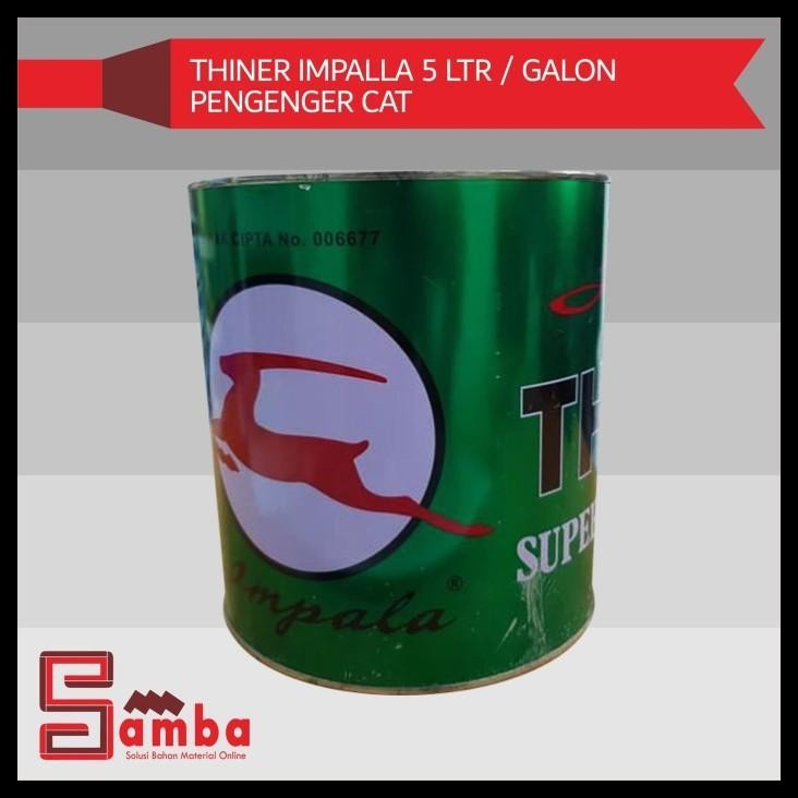 

TERBARU THINER IMPALA 5 LITER GALON | PENGENCER CAT MINYAK DUCO