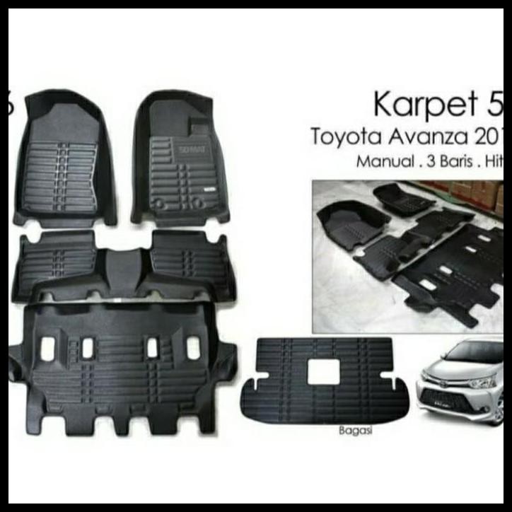 BEST DEAL KARPET AVANZA 2016- 2020 - KARPET 5D - 3 BARIS