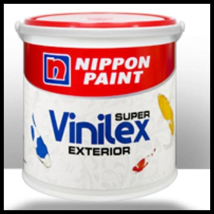 HOT DEAL VINILEX SUPER EXTERIOR 5 KG | NIPPON PAINT CAT TEMBOK VINILEX SUPER 