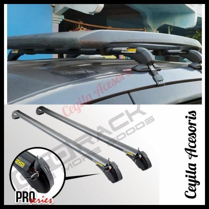 GRATIS ONGKIR PAKET ROOF RACK/KAKI CROSS BAR JEPIT BODY HUMMER MOBIL ALL NEW ERTIGA