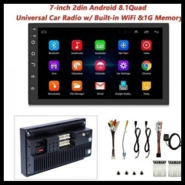 DISKON HEAD UNIT DOUBLE DIN 7" INCH TAPE MOBIL AGYA/AYLA ANDROID GPS
