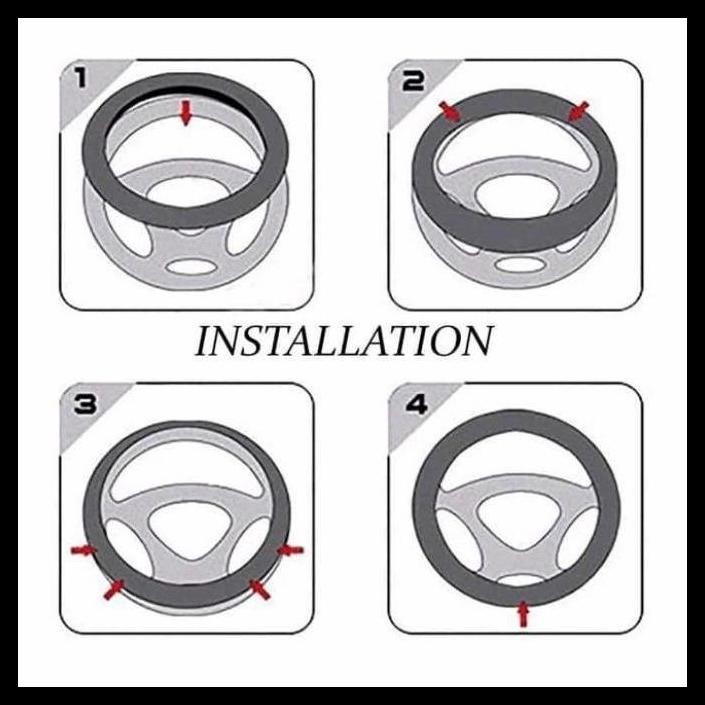 GRATIS ONGKIR SARUNG STIR MOBIL CANTER COVER SARUNG STIR KULIT HITAM SPORTY !!!!!!