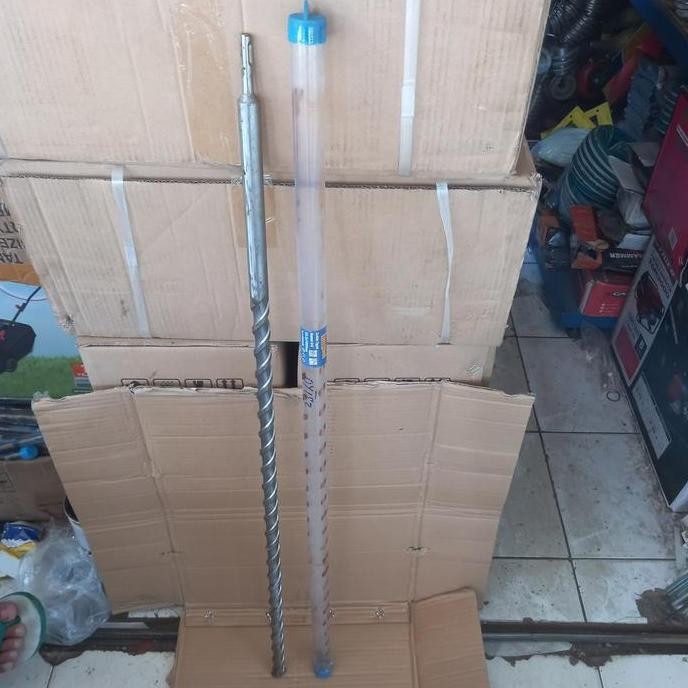 Mata Bor Beton Tembok 1 Meter / Mata Bor Sds Plus Beton Panjang 1000Mm