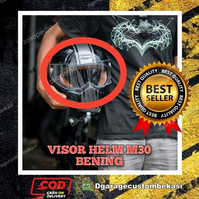 Visor Helm Custom M30 Dgarage Custom Bekasi Murah